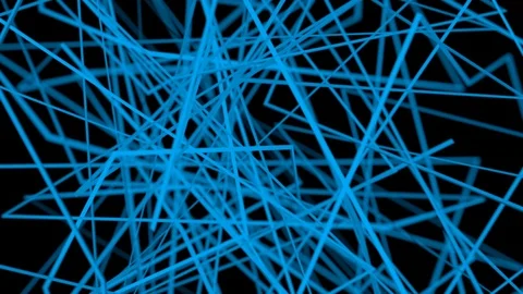 Filling with chaotic lines Stock Footage 111888958