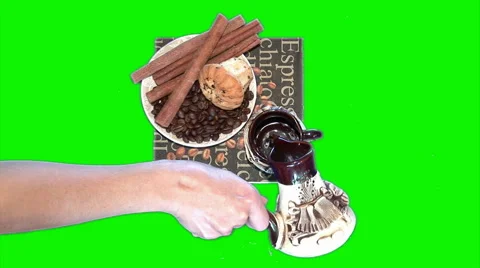 Filling Coffee 2 Stock Footage 43169634