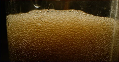 Filling up a cup with Coca-cola macro shot Stock Footage 126266725