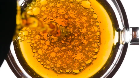 Filling a Cup with Fragrant Tea HD Pro Stock Footage 229394883