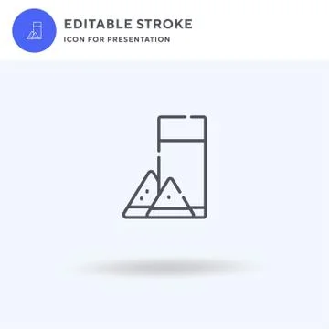 Filling Form icon vector, filled flat sign, solid pictogram isolated on white Stock Illustration