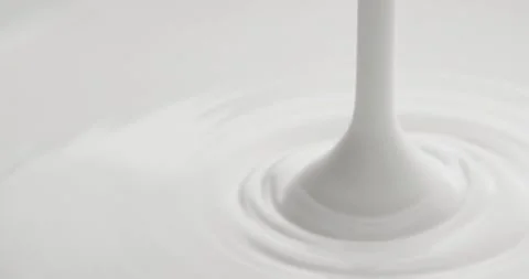 Filling Forms with White Icing Stock Footage