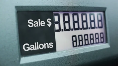 Filling up gas tank Video stock 33465113