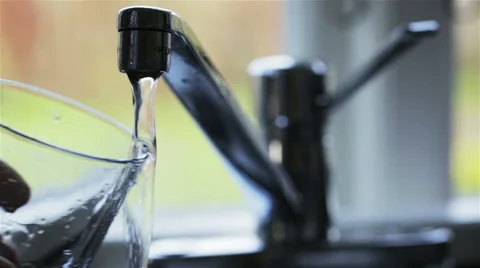 Filling of glass Stock Footage 49706785