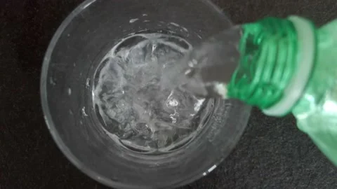 Filling glass of water. Drinking concept Stock Footage 219416481