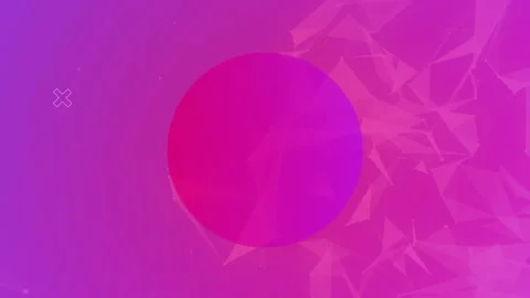 Filling gradient backdrop, red-to-purple circle morphing, pulsing and fading on Stock Footage 311472413