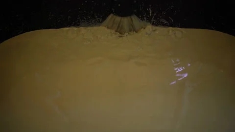 Filling of the healing mud baths Video stock 91497616