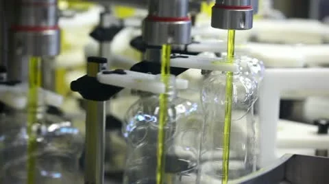Filling line Stock Footage 24652663