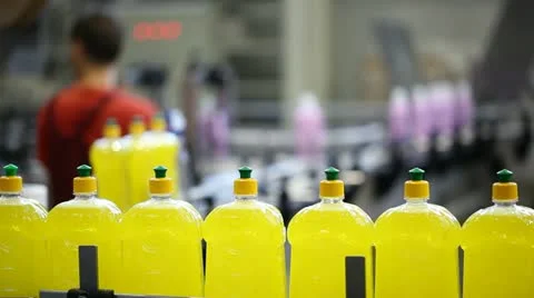 Filling line Stock Footage 24652672