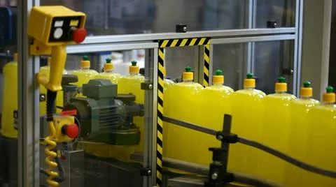 Filling line Stock Footage 24652749
