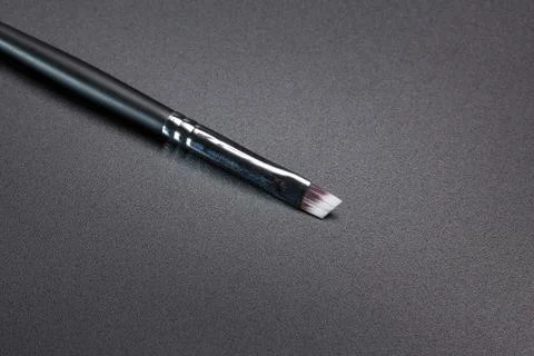 Filling make up brush for eyebrows 스톡 사진