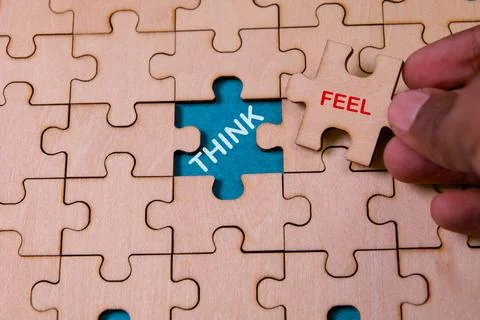 Filling the missing piece in a cognitive puzzle Stock Photos