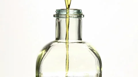 FILLING OIL BOTTLE Stock-Footage 981851
