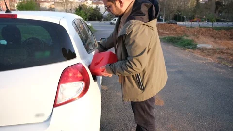 Filling up petrol Stock Footage 191694213