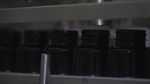 Filling Pill Bottles Stock Footage 137281954