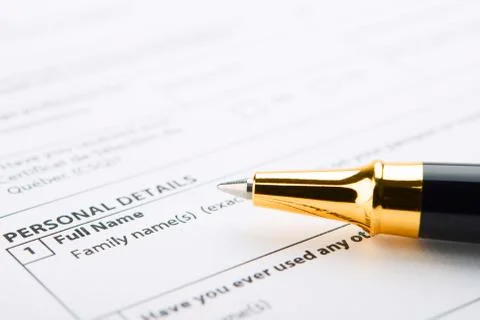 Filling questionnaire Stock Photos