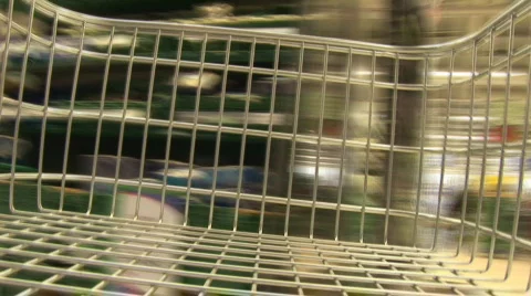 Filling Shopping Trolley Stock-Footage 97691