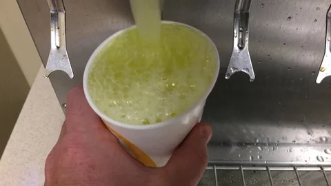 Filling Soda Into Cup 스톡 동영상 75969741