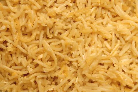 Filling spaghetti texture. Macaroni background. Cooked pasta. Stock Photos