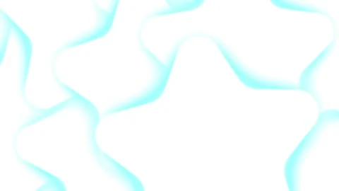 Filling stars animations with a multi-colored glow on a black screen. Video Stock Footage 222236715