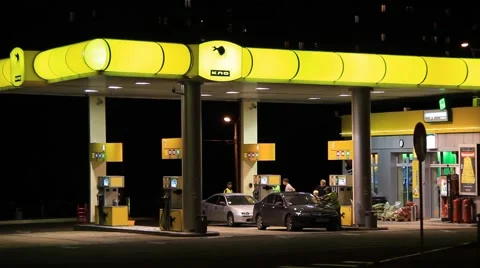 Filling station Stock Footage 899291