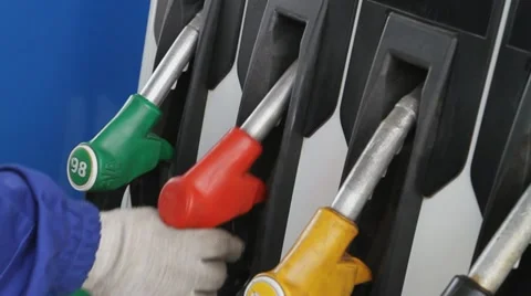 Filling station Stock Footage 10915017