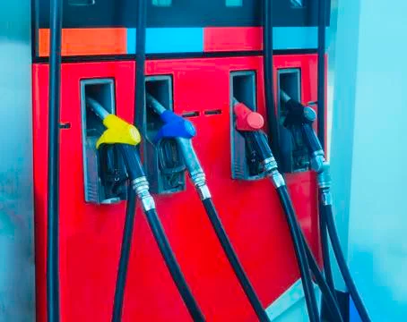 Filling station Stock Photos