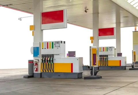 Filling station Stock Photos