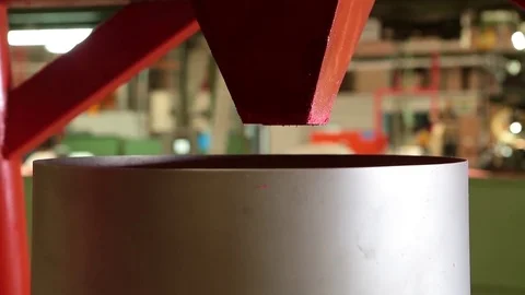 Filling sugar barrel Stock Footage 77048724