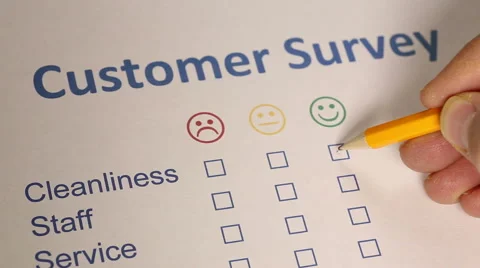 Filling survey form Stock Footage 46771760