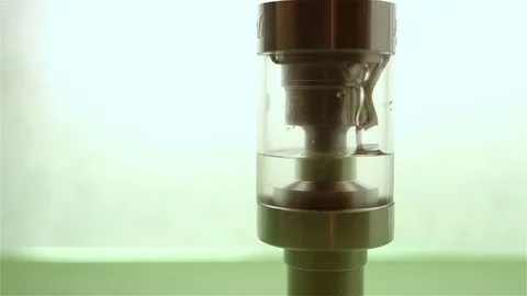 Filling of a tank for an electronic cigarette Stock Footage 71142194