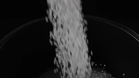 Filling the tank with plastic granules. The process of producing parts from Stock-Footage 260465166