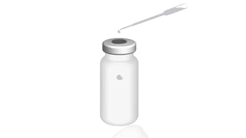 Filling Up Vaccine Bottle Stock Footage 158757989