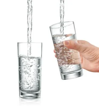 Filling water Stock Photos