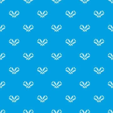 Filling wheat pattern seamless blue Stock Illustration