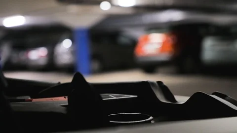 Filling up windshield washer fluid Video stock 99428422