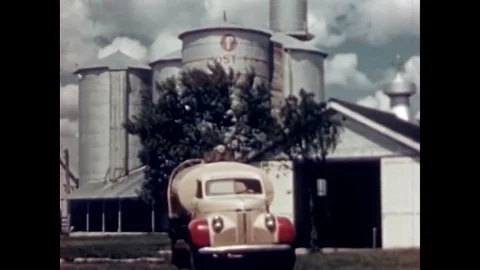 A film about the dairy industry and milk production from 1948. Stock Footage 88827588