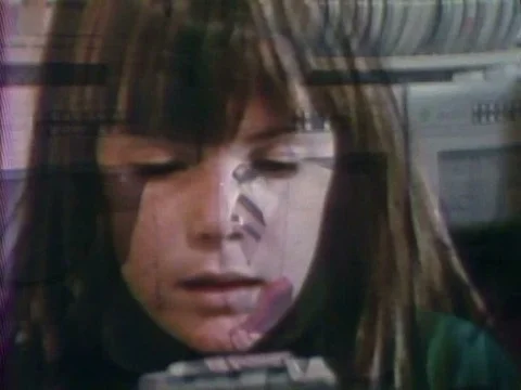 A film in Arabic explores handheld computers and early mobile phone technology Stock Footage 75315200