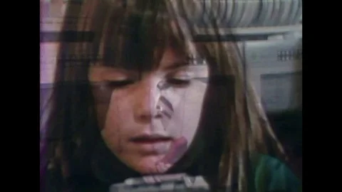 A film in Arabic explores handheld computers and early mobile phone technology Stock Footage 106297824