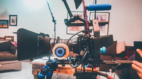 Film Camera set Stock Photos