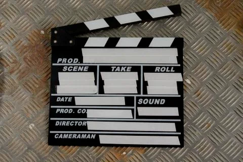 The Film Clapper Stock Photos