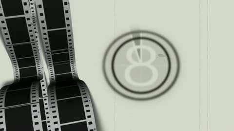 Film Countdown Stock Footage 11379087