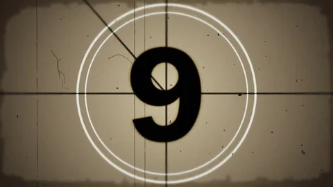 Film Countdown Video stock 77633847