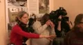 Film crew, journalists HD Footage