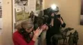 Film crew, journalists HD Footage