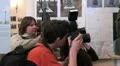 Film crew, journalists HD Footage