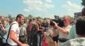 Film crew, journalists HD Footage