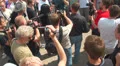 Film crew, journalists HD Footage