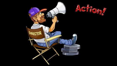 Film director Stock Footage 126433308