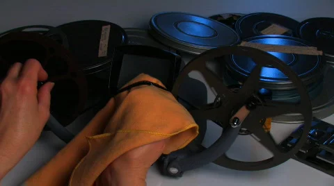 FILM EDITOR 4 Stock Footage